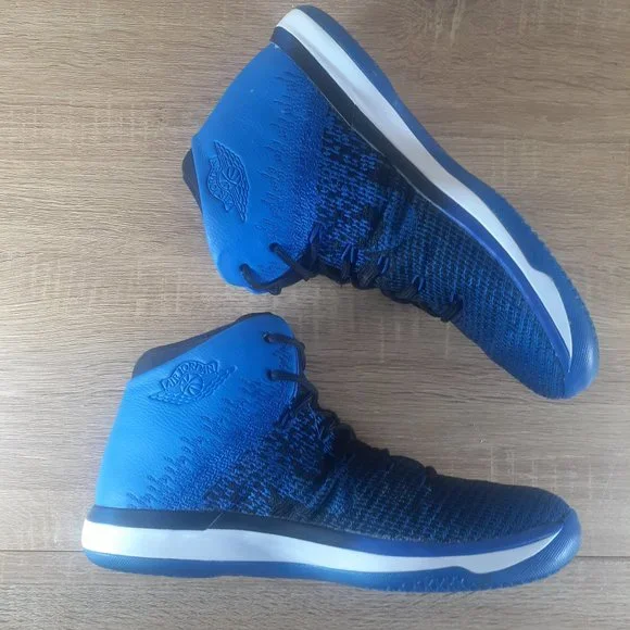 Nike Air Jordan XXX1 31 Flight Speed Royal Blue/Black/White Men's size 9 - Picture 12 of 16